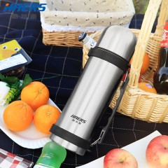 哈尔斯 保温户外大容量杯茶壶 旅游水壶304不锈钢热水瓶1200ml   HY-1200W-2