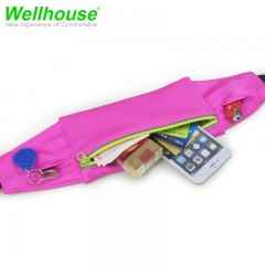 Wellhouse 运动健身多功能夏季跑步腰包防盗手机腰包男户外隐形贴身小腰包女