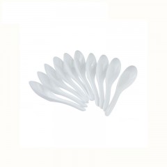 舒润 一次性中式汤匙 40只 白色