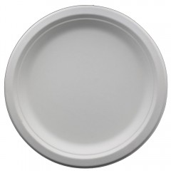 舒润 一次性餐具 可降解纸碟9寸23cm 10只装