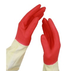 舒润 天然橡胶绒里手套