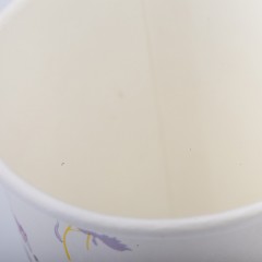 舒润 特硬型纸杯(218ml)*50白底型花图案颜色随机