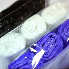 舒润 点断式垃圾袋(40cm*50cm) 30只/卷  颜色随机 整箱