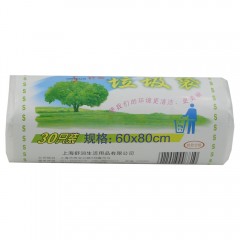 舒润 点断式垃圾袋(60cm*80cm) 30只/卷 颜色随机 整箱
