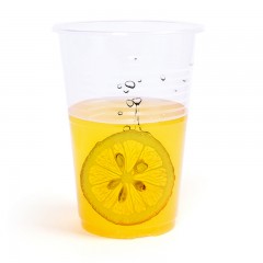 宜洁 一次性杯子塑杯 塑料杯招待杯航空杯加厚硬塑料杯水杯果汁杯