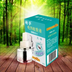 枪手 电热蚊香液 无味 45毫升  有效驱蚊45晚