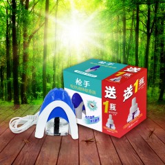 枪手 电热液体蚊香器 有导线·送液 1个 12毫升