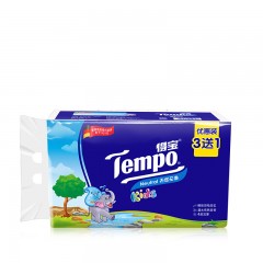 得宝 纸巾儿童软抽90抽18包 4层加厚儿童抽纸面巾纸