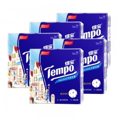 得宝 纸巾手帕纸无香迷你面巾纸餐巾纸4层加厚纸巾24包便携装