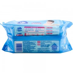 维达 婴儿湿巾vw2002儿童卫生抽取式无香柔湿巾80片*4包