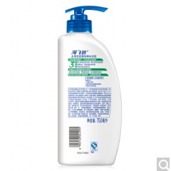 海飞丝 去屑护肤洗发水怡神冰凉型750ml（洗发露 新老包装随机）