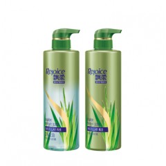 飘柔 净油顺爽微米净透洗发露530ml+微米精华润发乳530ml 套装