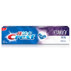 佳洁士 牙膏3D炫白双效180g六支 持久清凉薄荷密集美白护龈