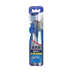 佳洁士 全优七效牙刷6支 美国进口软毛刷按摩软胶舌苔刷多角度