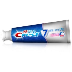 佳洁士 高阶全优七效快速抗敏牙膏140g 花香薄荷升级舒爽薄荷