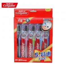 高露洁 高露洁 超洁纤柔5支装超洁纤柔牙刷礼盒套装