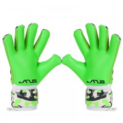 JANUS 全乳胶护指可拆卸 内缝 成人足球守门员手套门将手套 JA918