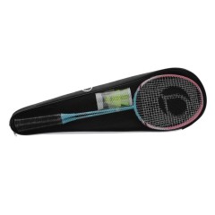 迪卡侬 ARTENGO SET PARNTER 成人羽毛球拍套装碳素复合双拍含球