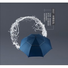 XD Design 27寸高端商务防风抗风超特大雨伞加固双层定制logo