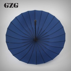 GZG 24骨户外双人晴雨两用登山伞抗风长柄伞男女商务雨伞直杆伞