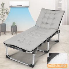 享趣 铝合金管折叠床午休床单人床办公室夏天午睡床便捷躺椅