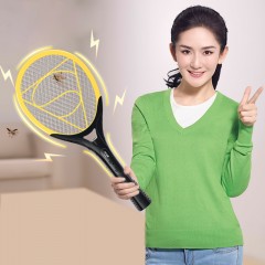 久量/DP 电蚊拍可充电电池式家用LED灯苍蝇拍大号网面强力电灭蚊子拍