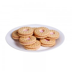 王子 夹心饼干 草莓风味360g 独立3条包装