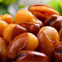 百草味 休闲小吃牛肉盐焗兰花豆 210g