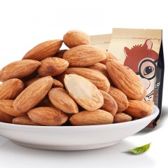 三只松鼠 大头装原味巴旦木仁235gx2袋 免剥扁桃仁大杏仁干果果仁