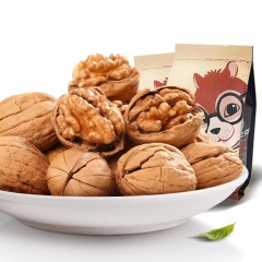 三只松鼠 零食纸皮核桃210gX3袋薄皮易剥开核桃小松鼠原味薄皮核桃