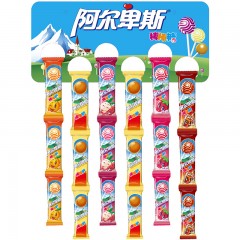 阿尔卑斯 棒棒糖糖批发 80支装棒棒糖批发 混合水果味散装