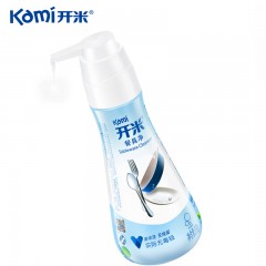 开米 浓缩无香餐具净中性不伤手按压头餐具洗洁精350g