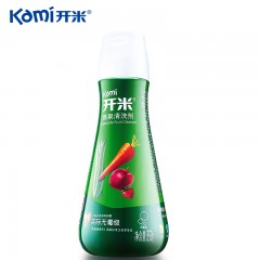 开米 无毒浓缩kami蔬果净家用无香蔬菜水果清洗洗洁精 350g*3