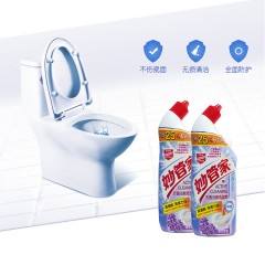 妙管家 芳香厕所清洁剂750g薰衣草马桶清洁剂 台湾进口洁厕剂