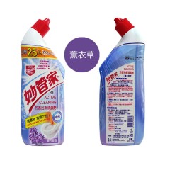妙管家 芳香厕所清洁剂750g薰衣草马桶清洁剂 台湾进口洁厕剂