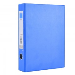 正彩 多功能档案盒A4文件盒带夹子资料收纳盒子3寸加厚侧面标签塑料皮面