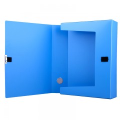 富得快 HY3075 A4档案盒 背宽75MM档案盒 4寸资料盒 档案文件盒