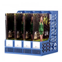 富得快 四档文件架 四格书架 文件框 四合一书架 资料架408