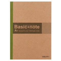 得力 A5软面抄本 7672