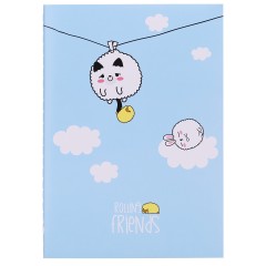 得力 FA540-19/17/18/21/22/23卡通图案学生笔记本40页记事缝线本