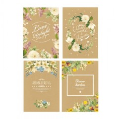 得力 FA540-20梦幻简约日记本学生笔记本记事本子40页装订