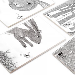 得力 PFA560-01ZR缝线本学生笔记本日记本记事本手账本A5作业本