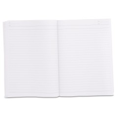 得力 7661 B5软抄本记事本 笔记本无线装订本牛皮纸软面抄60页