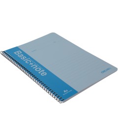 得力 7683螺旋笔记本A5书写记录本子60页学生课堂本记事本