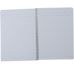 得力 7683螺旋笔记本A5书写记录本子60页学生课堂本记事本