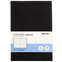 得力 3190高档皮面本 笔记本 会议记录 商务记事本36K /96页蓝灰黄