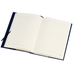 得力 3190高档皮面本 笔记本 会议记录 商务记事本36K /96页蓝灰黄