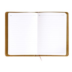 得力 7923 皮面笔记本 仿皮记事本日记本 160页 (48K)