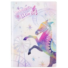 得力 笔记本T1680-06/07/08学生软面抄80页16K胶套软抄记事本子