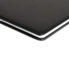 得力 皮面本7900 办公商务记事本/笔记本/硬面抄 18K80页 优质皮革